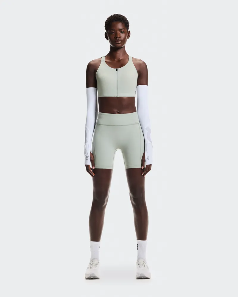 ON Endurance Bra Zip Tin