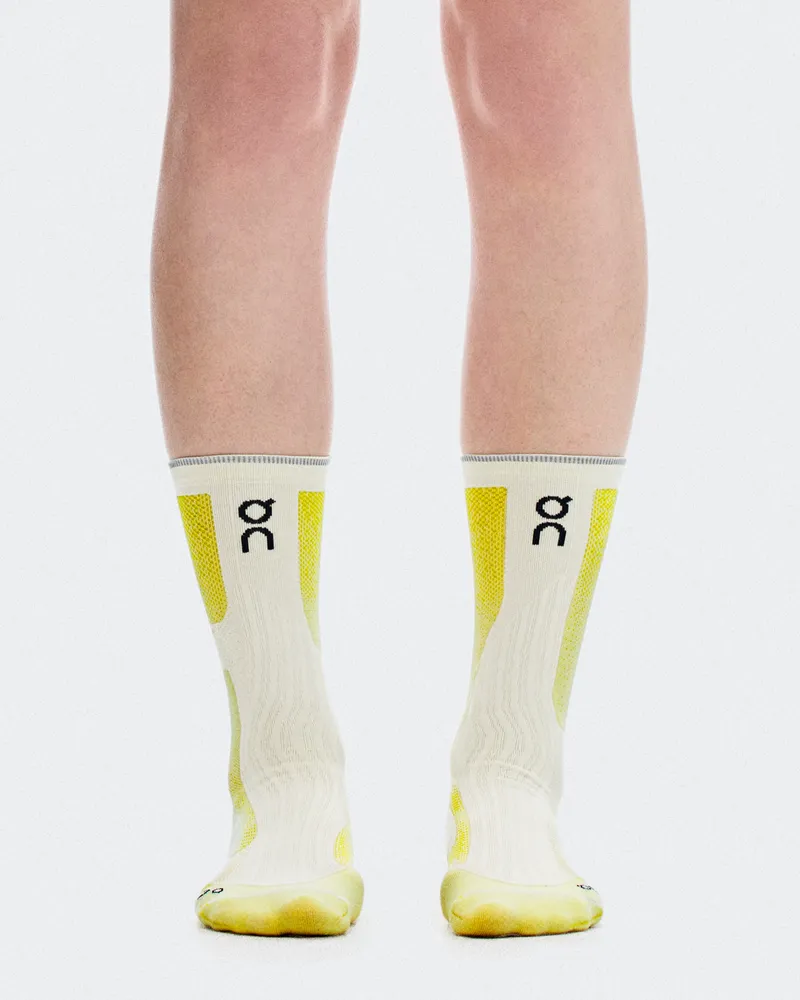 ON Elite Run Sock High Hyper Yellow