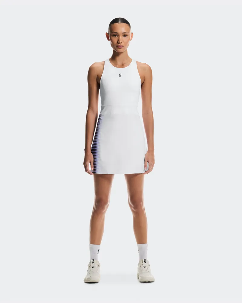 ON Court Dress Split Edge White