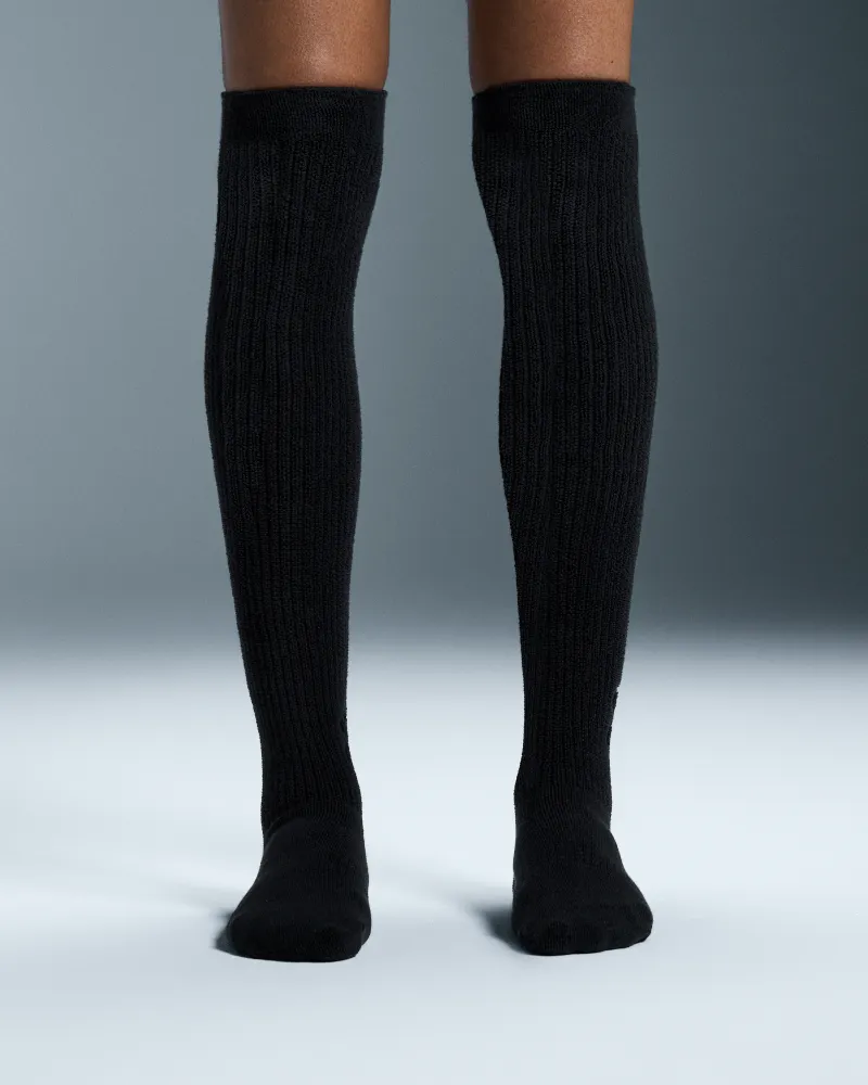 ON Terry Sock Knee High Black