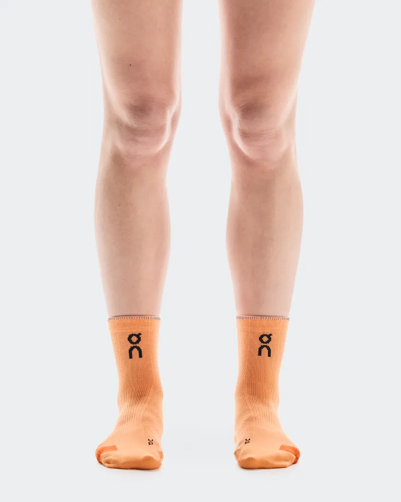 ON Performance Run Sock Mid Tangerine
