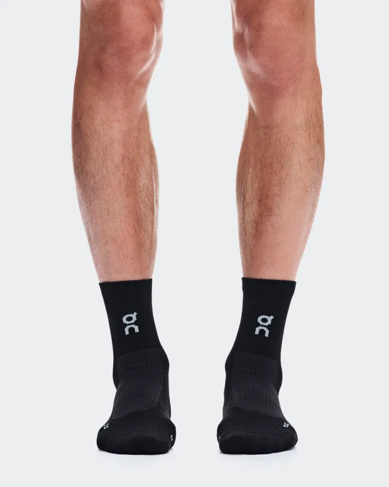 ON Merino Sock SHG Black
