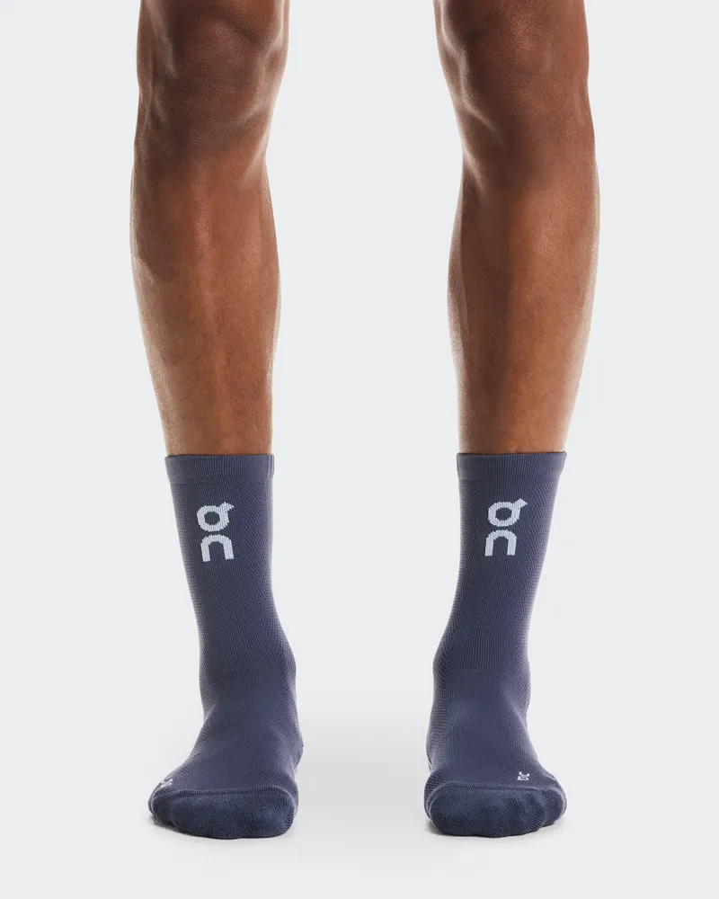 ON Core Run Sock High 2P Blue