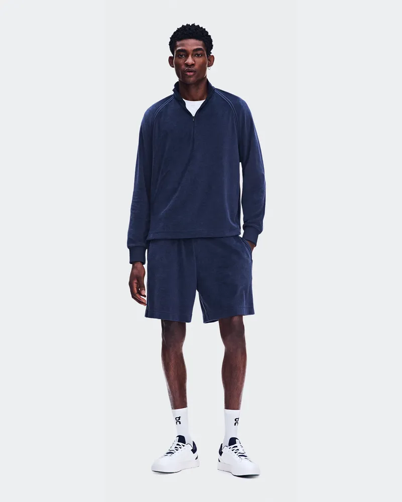 ON Courtside Pullover Terry Blue