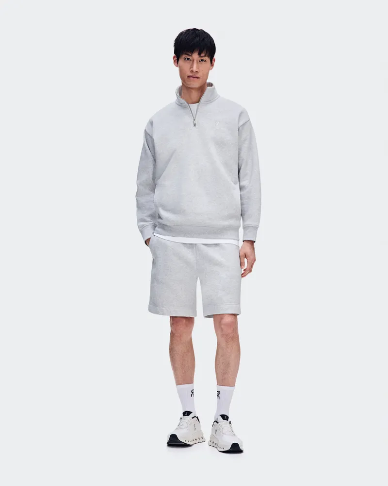 ON Club Collective 1/4 Zip Grey