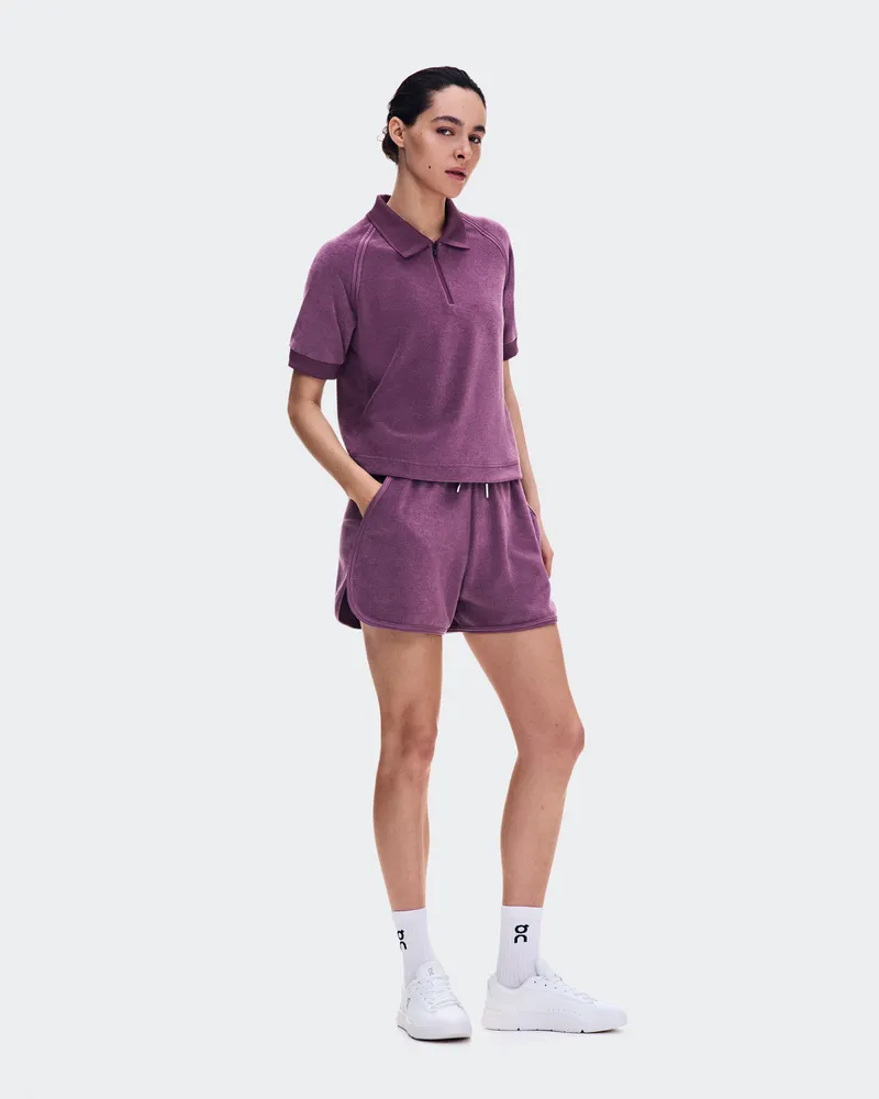ON Courtside Shorts Terry Purple