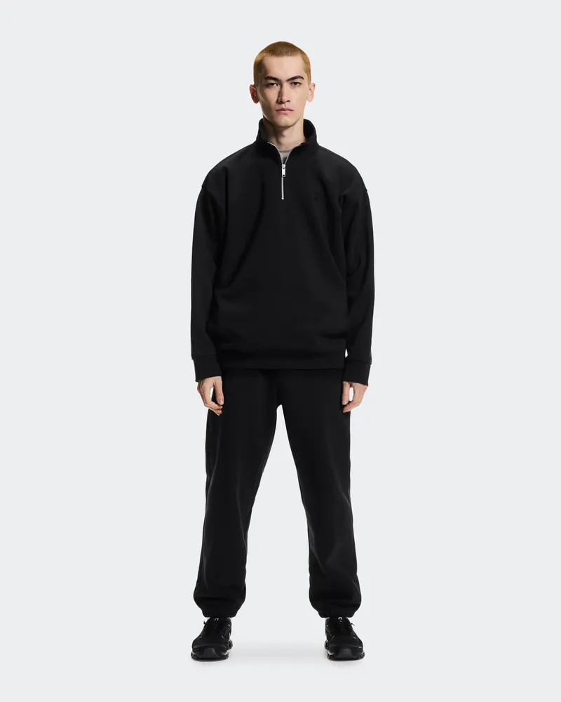 ON Club Collective 1/4 Zip Black