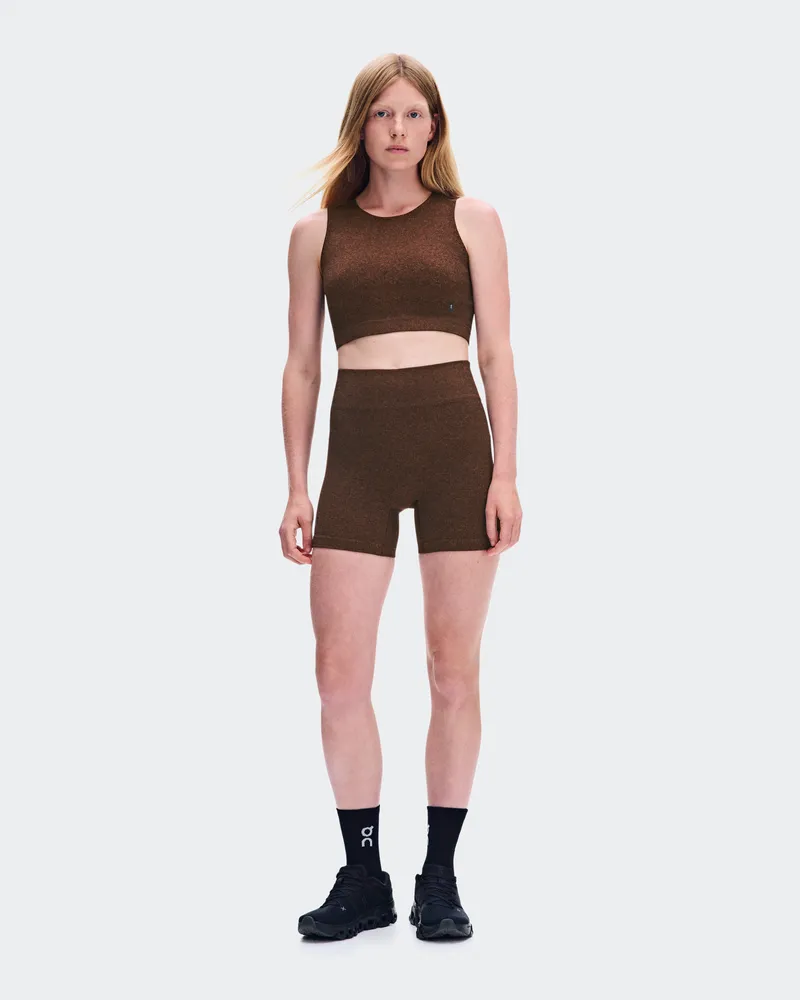 ON Studio Knit Shorts Brown