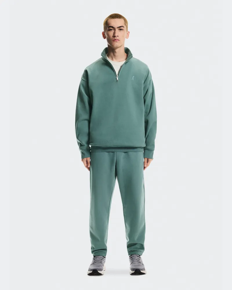 ON Club Collective 1/4 Zip Blue