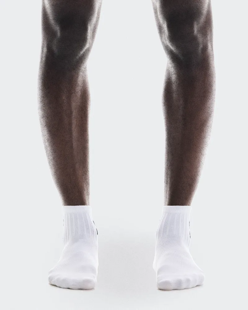 ON Logo Sock Mid 3P White