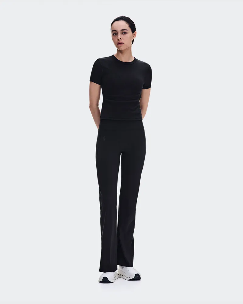 ON All-Day Ribbed T-Shirt Black