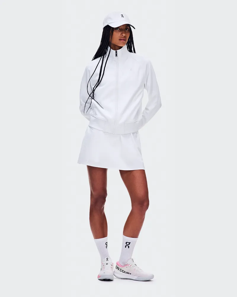 ON Courtside Full Zip LDN White