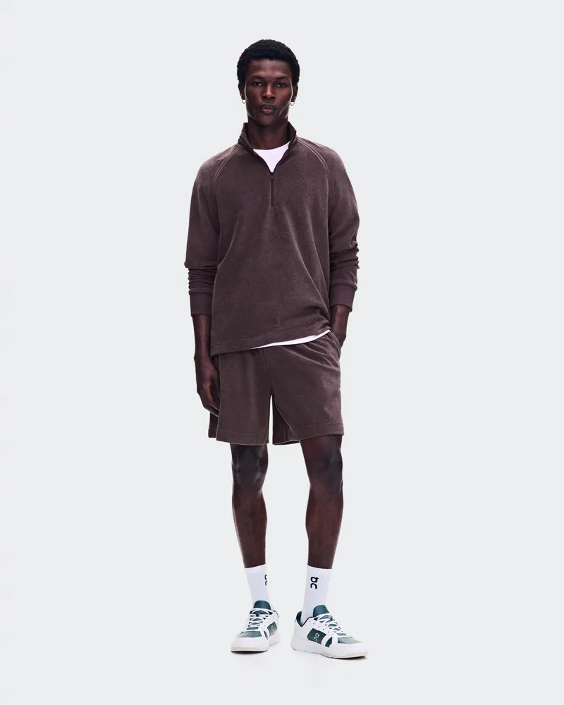 ON Courtside Shorts Terry Brown
