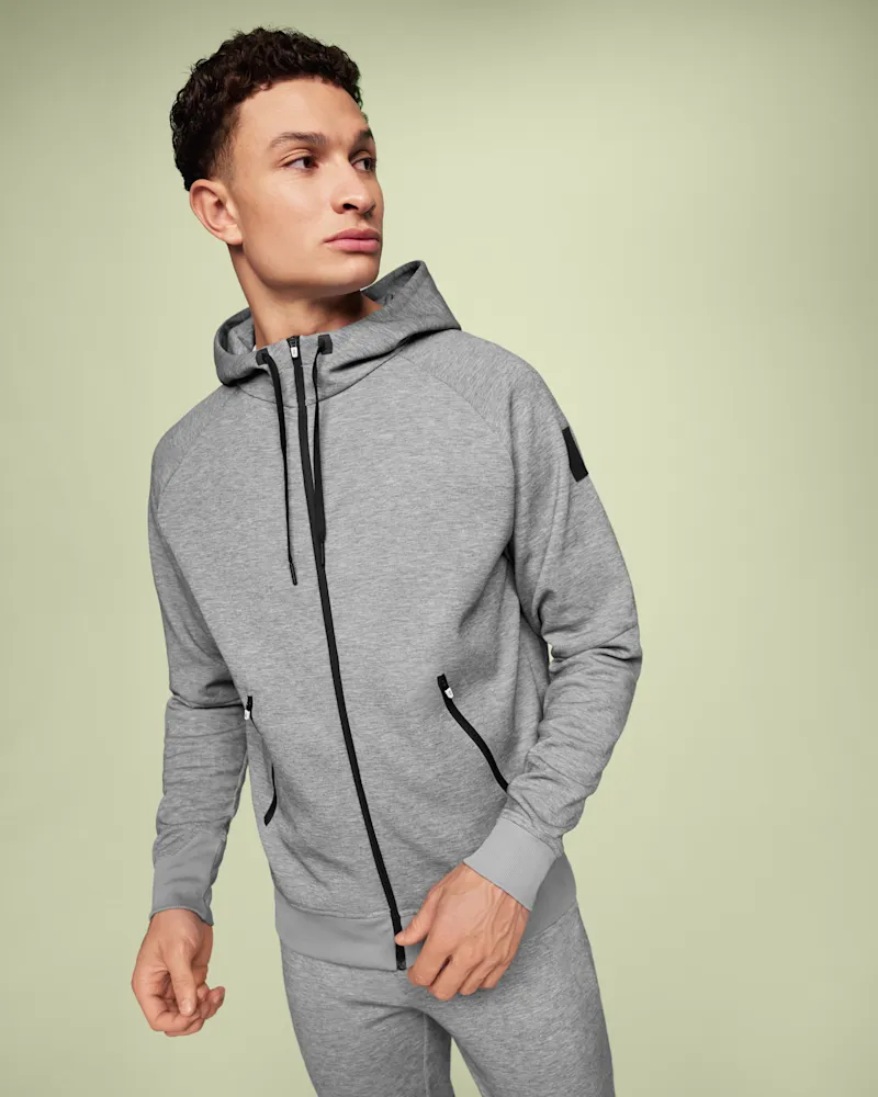 ON Zipped Hoodie Grey