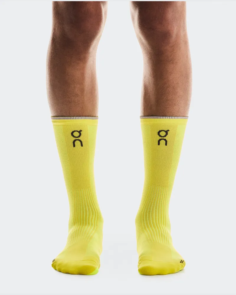 ON Elite Run Sock High Lime