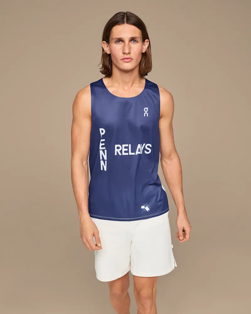 ON Penn Relays Singlet Indigo