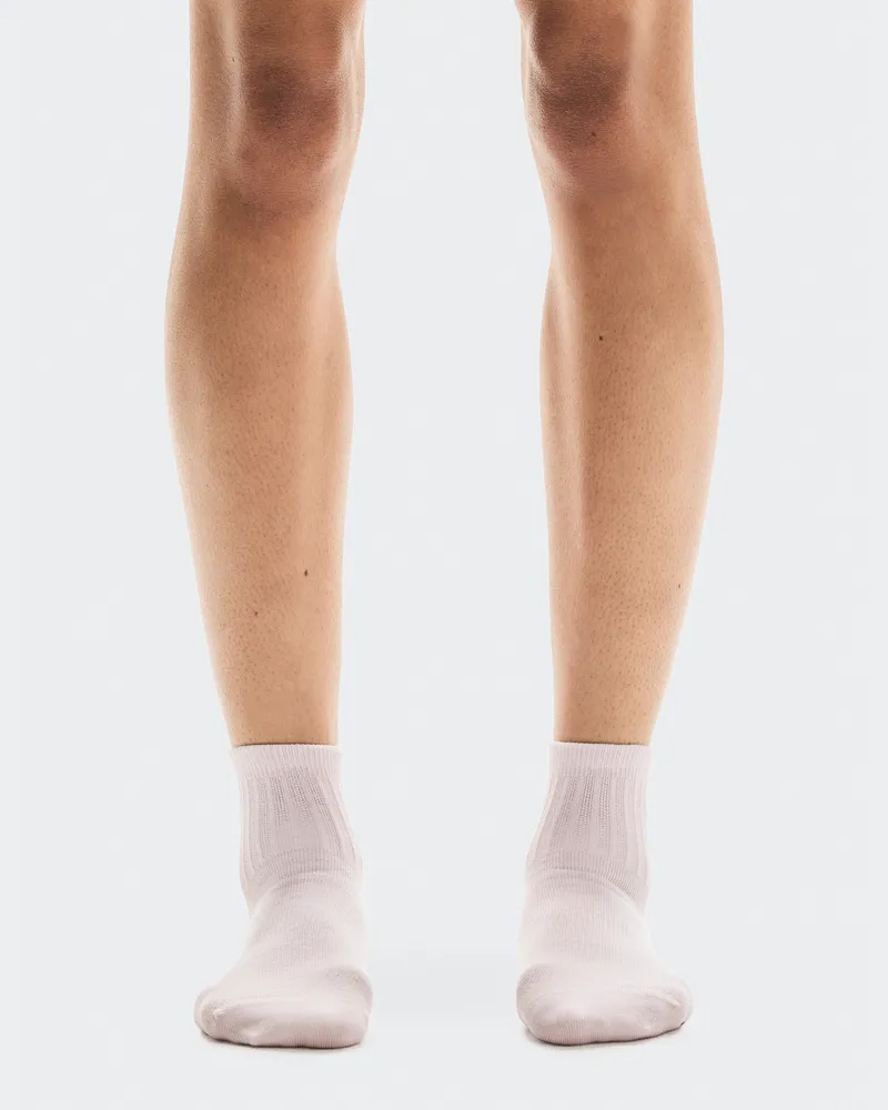 ON Logo Sock Mid 3P Orchid