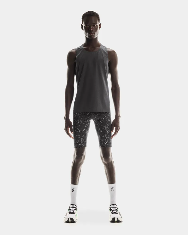 ON Race Singlet Grey