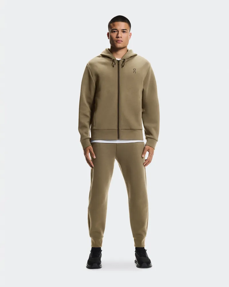 ON Focus Tech Zip Hoodie Green