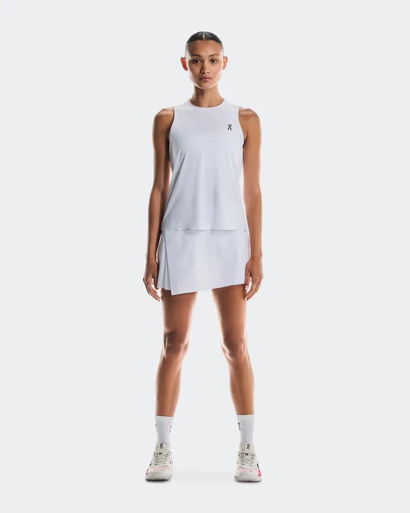 ON Court Skirt Side Pleat White