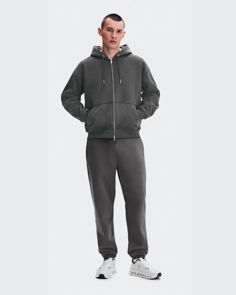ON Club Collective Full Zip Hoodie Grey