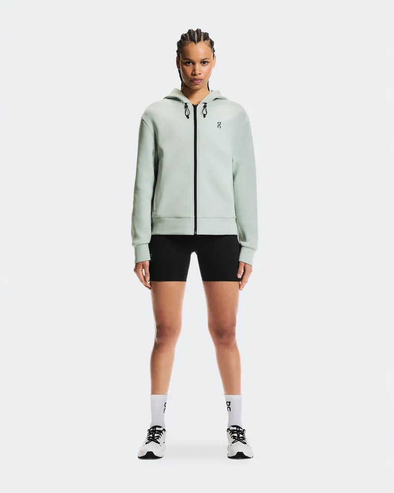 ON Focus Tech Zip Hoodie Mineral