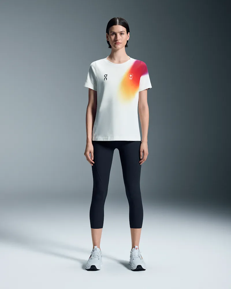 ON Swiss Olympic 3/4 Tights White