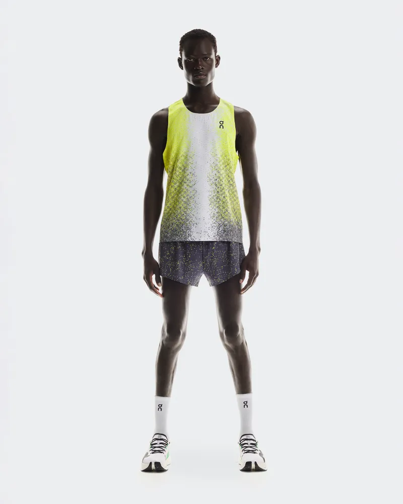 ON Race Singlet Lime
