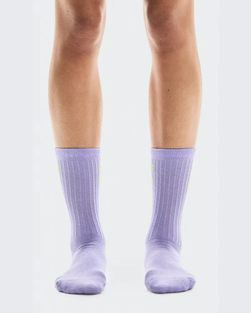 ON Logo Sock High 3P Orchid