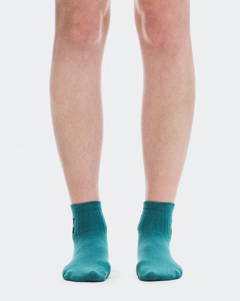 ON Logo Sock Mid 3P Blue