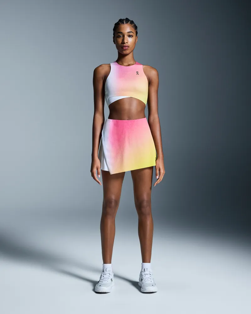 ON Court Crop Top White