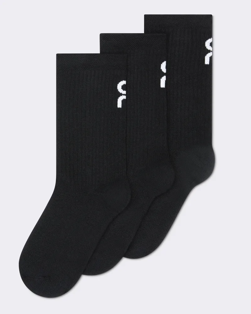ON Logo Sock High 3P Kids Black