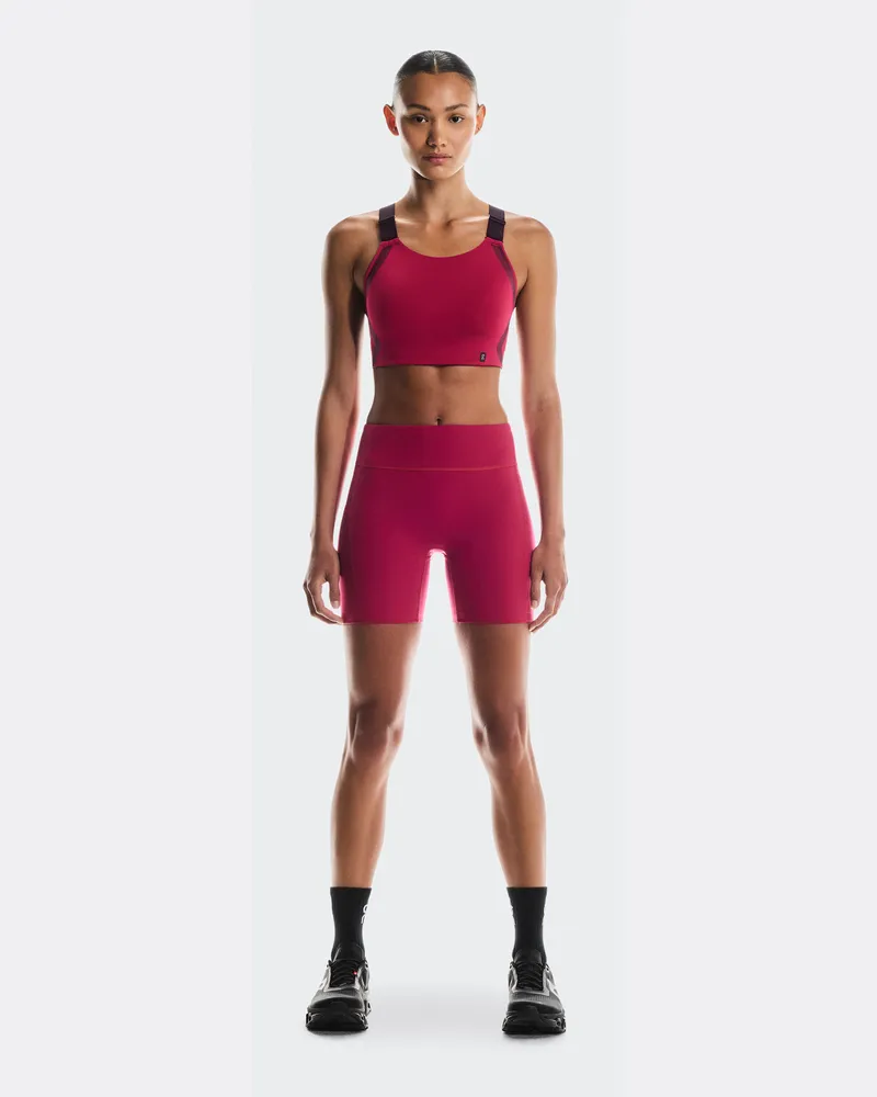 ON Performance Tights Short Grenadine