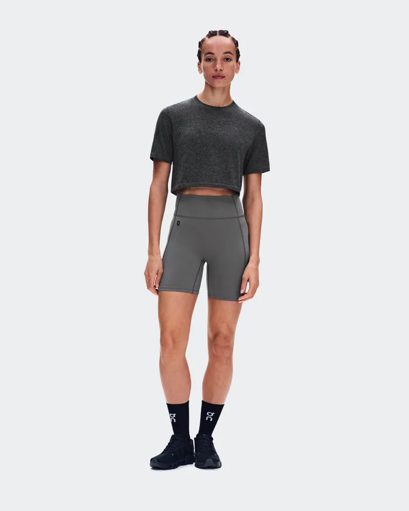 ON Train Flex-T Crop Beige