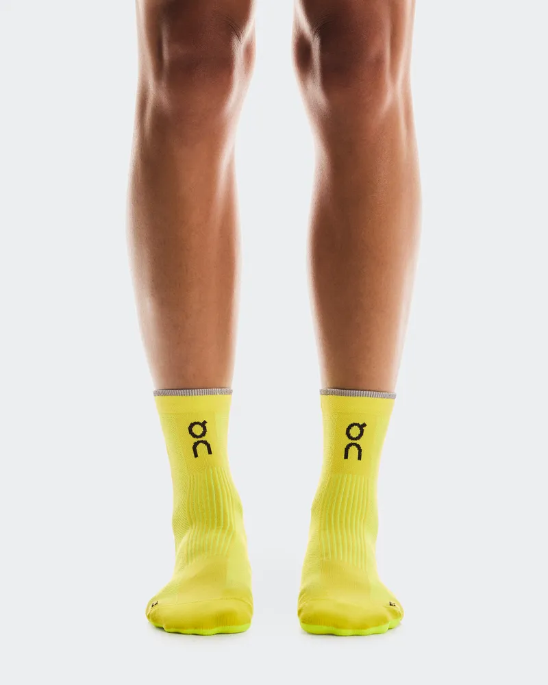 ON Elite Run Sock Mid Lime