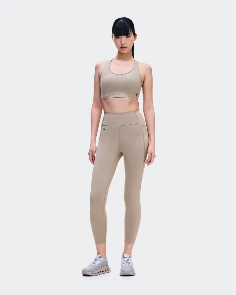 ON Train Tights 7/8 Brown
