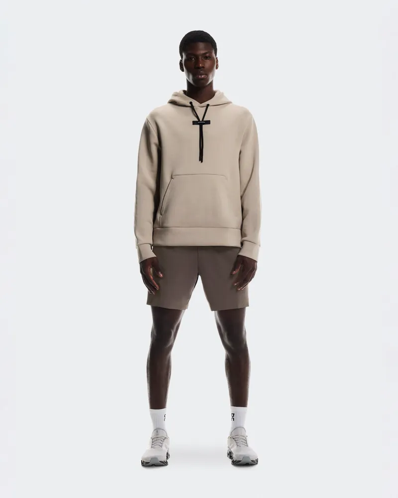 ON Focus Tech Hoodie Beige