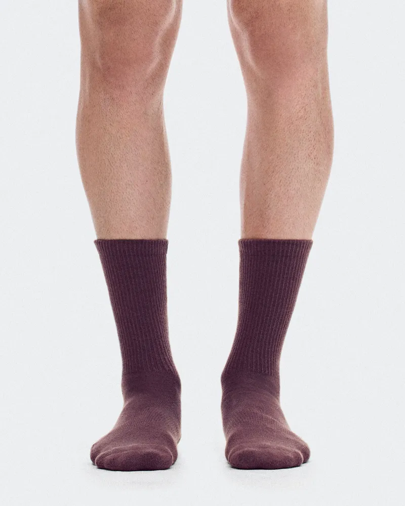 ON Courtside Sock High 2P Red