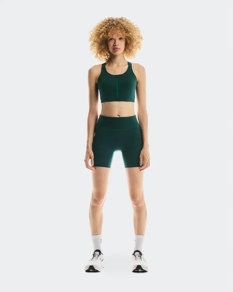 ON Endurance Bra Zip Spirulina