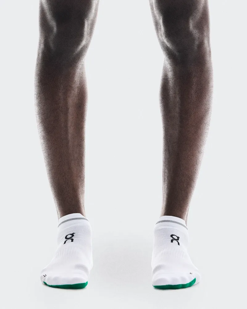 ON Elite Run Sock Low White