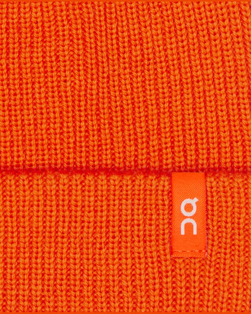 ON Merino Beanie Kids Flame