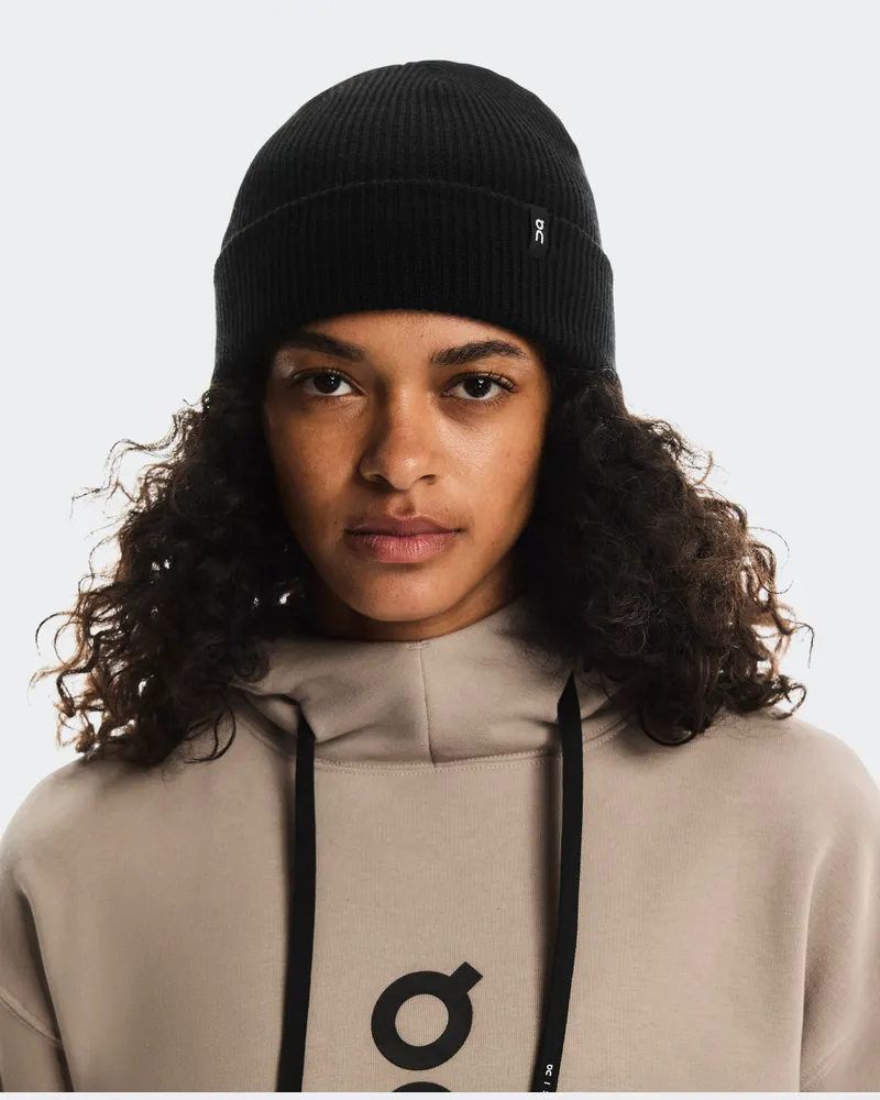 ON Merino Beanie Black