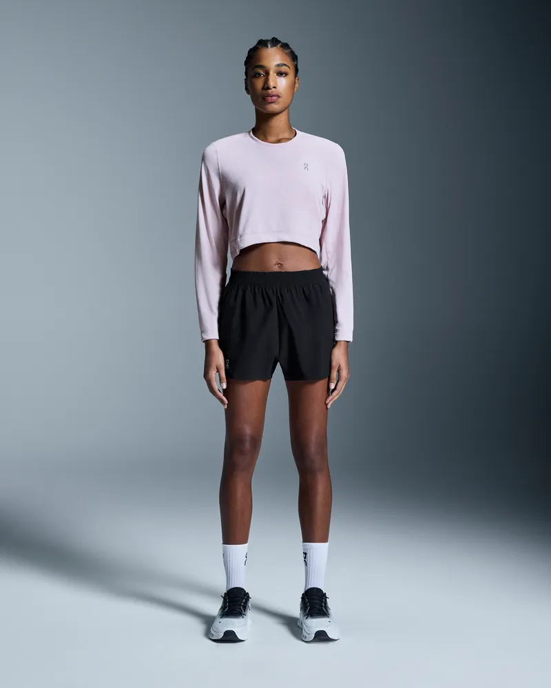 ON Train Lg-T Crop Graphic Mauve