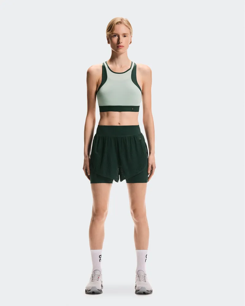 ON Train Volt 2-in-1 Shorts Green
