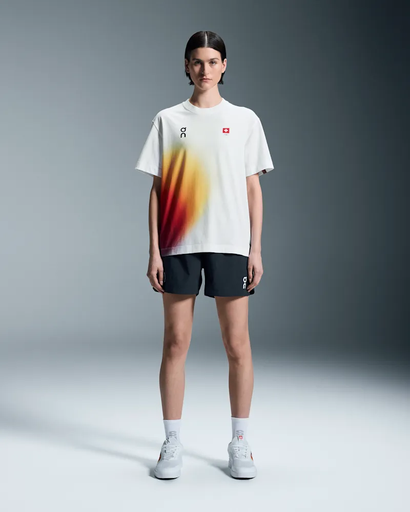 ON Swiss Olympic Club-T Undyed-white