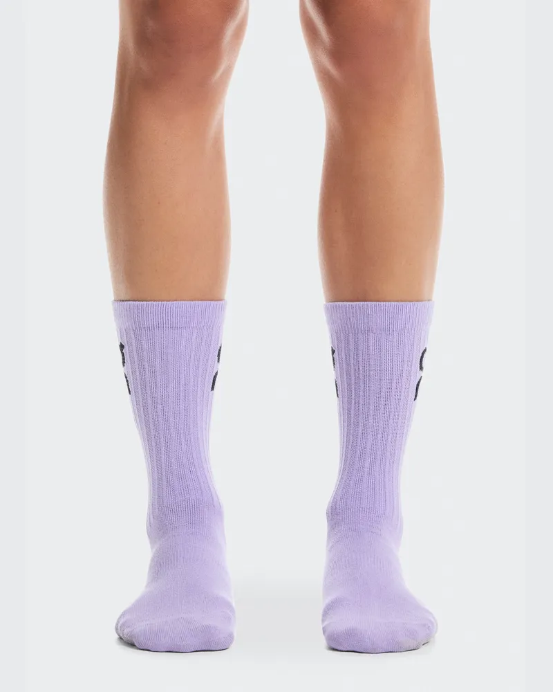 ON Logo Sock High 3P Purple