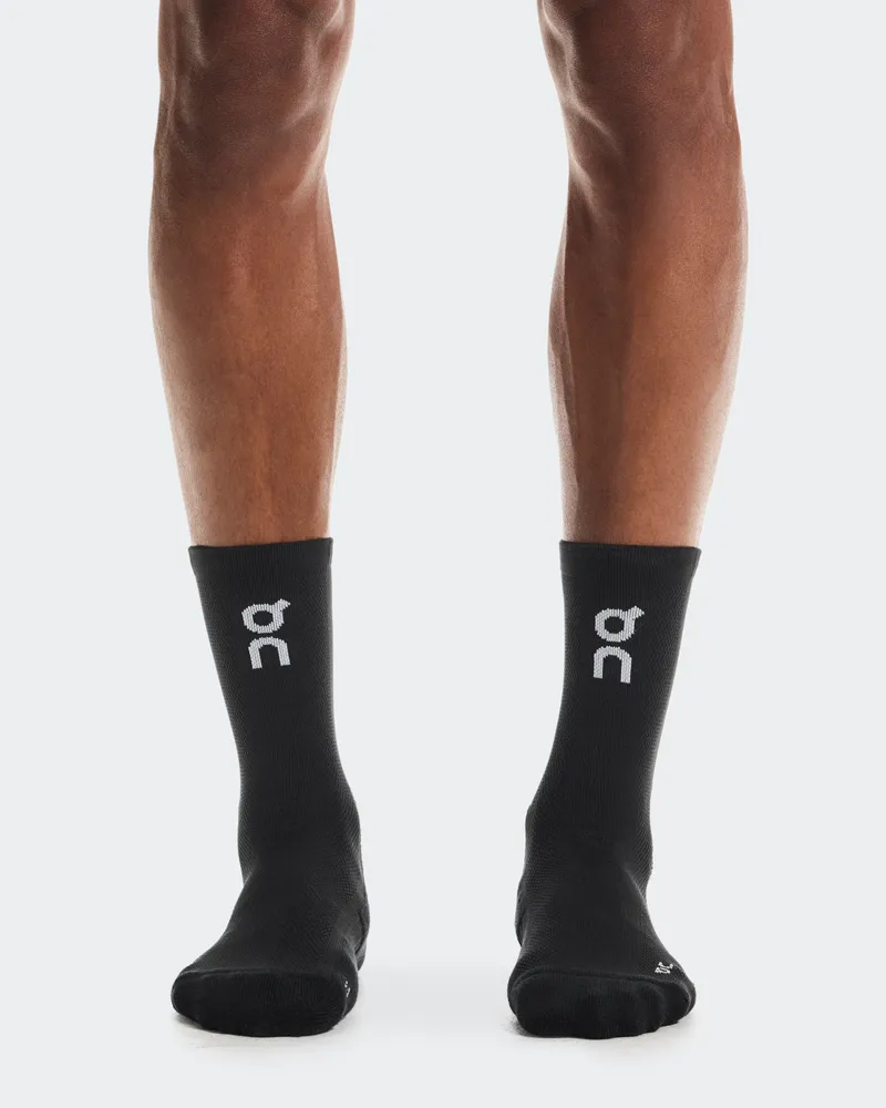 ON Core Run Sock High 2P Black