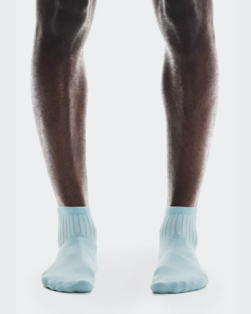 ON Logo Sock Mid 3P Blue