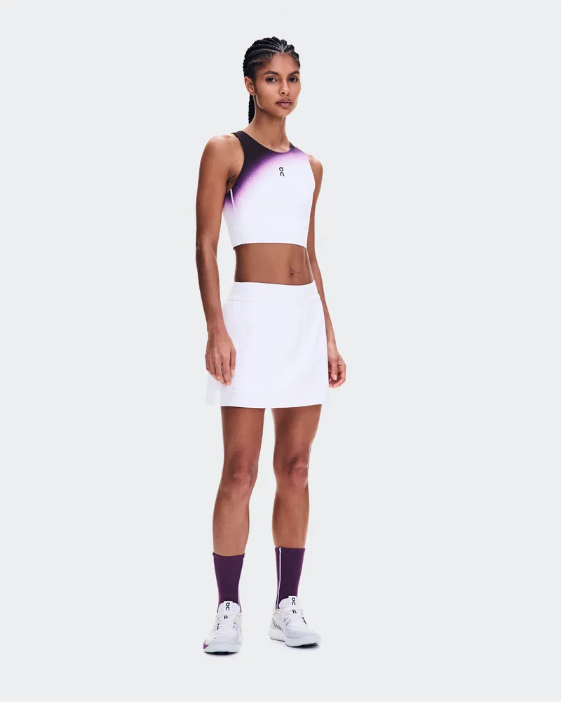 ON Court Crop Top Swing White