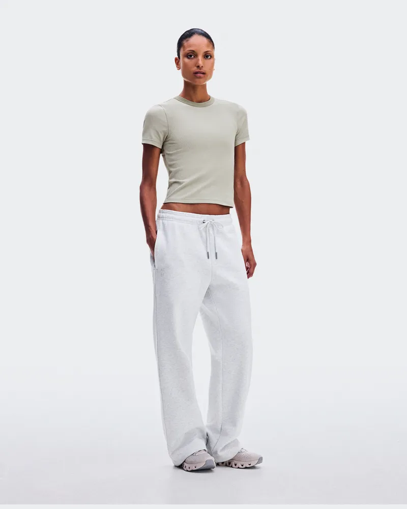 ON All-Day Ribbed T-Shirt Grey